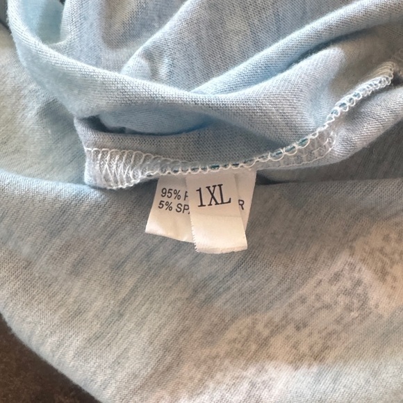 Teal and Black Women's Top - Picture 3 of 4